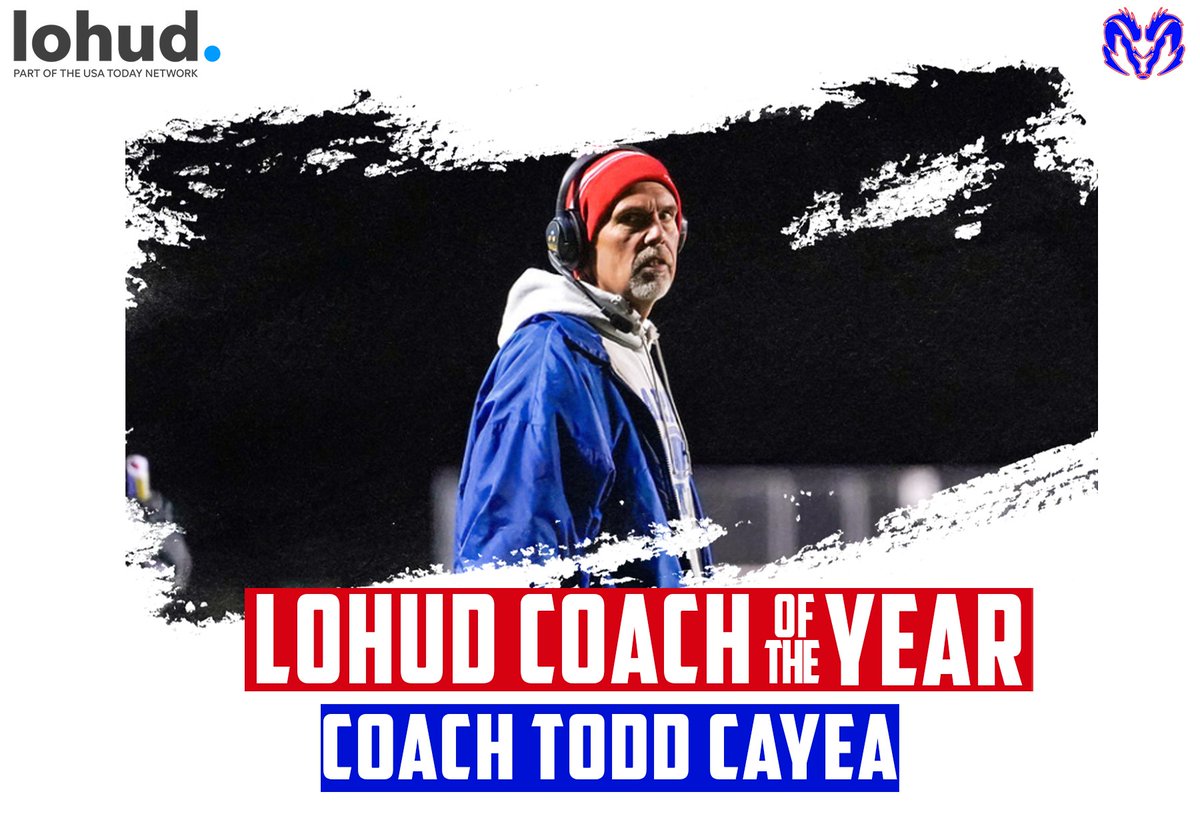 CarmelRams's tweet photo. Congratulations to Coach Cayea on being named Lohud Coach of the Year! 

@Carmelschools @CarmelRamsBC @CCSD_Athletics @lohudsports @lohudinsider @coachcayea https://t.co/FYh0UBiGWg
