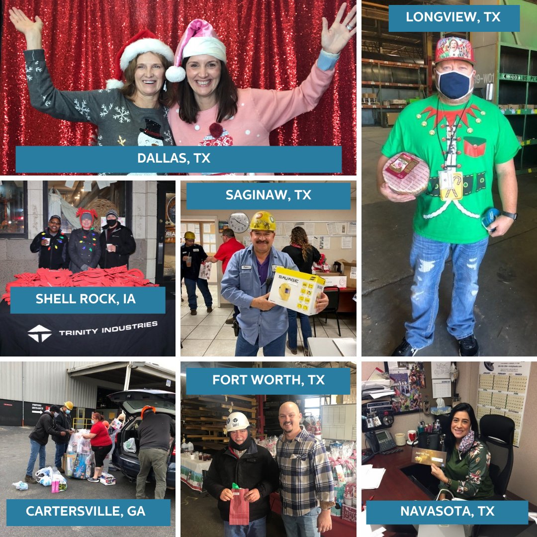 TrinityJobs's tweet photo. This holiday season our team enjoyed celebrating and giving back to our communities. Thank you for your hard work and dedication in 2021!
#OneTrinity #work4Trinity https://t.co/lDYgjwOnwq