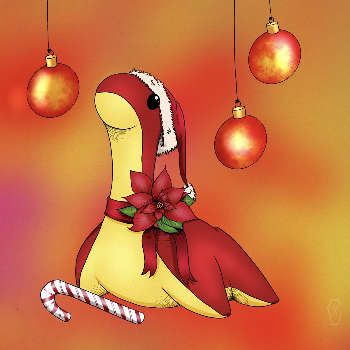 cadaver_x's tweet photo. Day 7 of #Nessmas: Red // Nessie Claus ❤️

#ApexLegends #ApexLegendsFanart https://t.co/tsZH1RCBHy