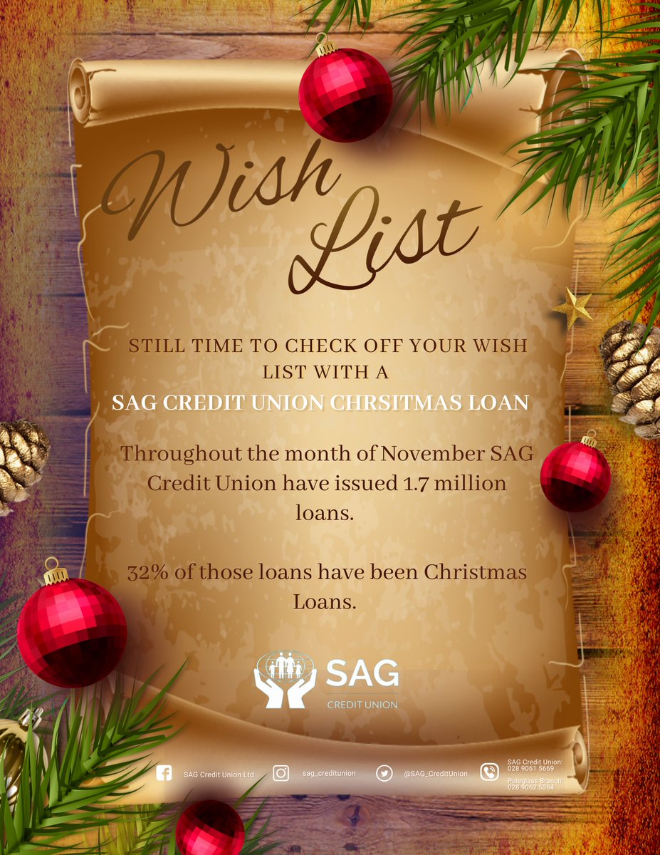 SAG Credit Union Ltd tweet media