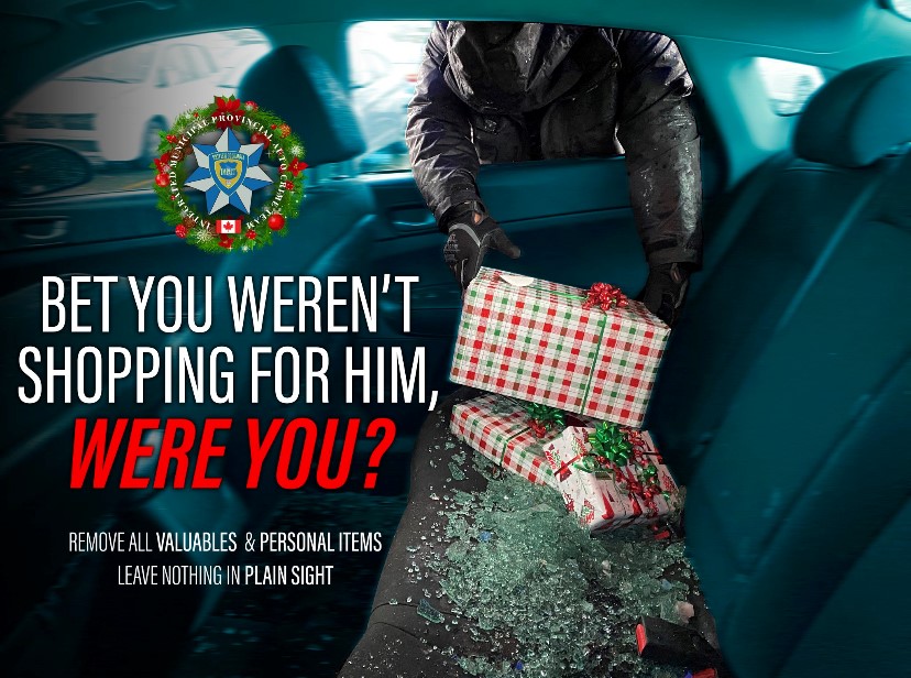 AbbyPoliceDept's tweet image. A message from our partners @IMPACTautocrime

Thieves aren’t on your shopping list this year and a broken window isn’t on your wish list either

Always remember to take the time to remove valuables or take them out of plain sight. baitcar.com/prevention #StopAutoCrime