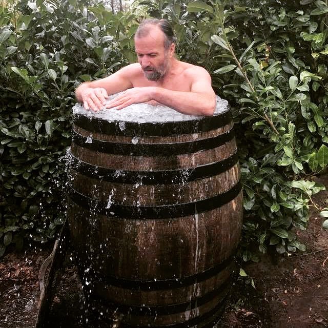 Iceman_Hof's tweet photo. No ice cubes were lost in the making of this ice bath..ok maybe just a few 🧊 https://t.co/jhKM2bnAKC