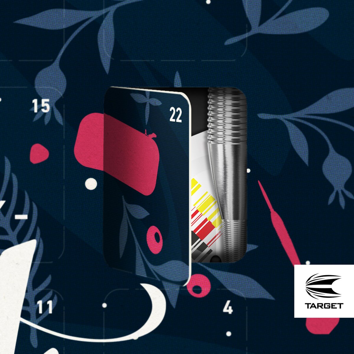 TargetDarts's tweet photo. GIVEAWAY 🎁

Another chance to win some new tungsten - can you guess what dart is behind today's advent calendar door? For your chance to win all you need to do is:

🎯RT this tweet
🎯Comment with your guess
🎯Follow @TargetDarts 

#TargetDarts #Darts #StepBeyond https://t.co/gVbPMmSDtd