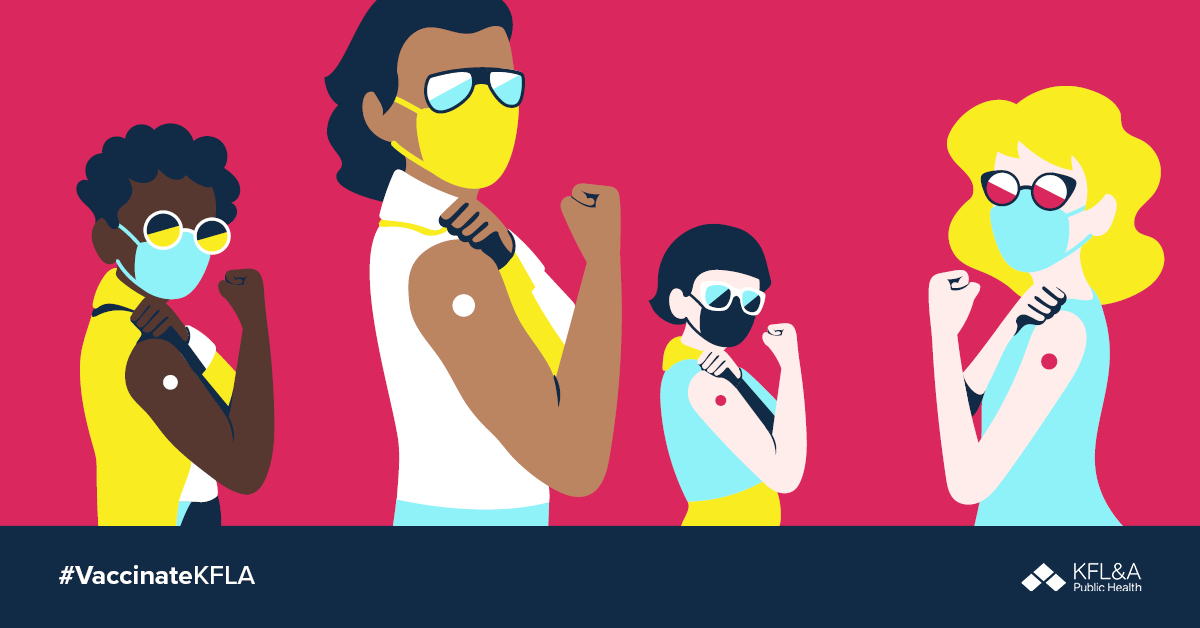 KFLAPH's tweet photo. Adults 18 years of age and older are now eligible to receive their third dose of COVID-19 vaccine 3 months (84 days) after their last dose. Local booking options are available on our web site: https://t.co/ezxFErCUki - please expect delays, demand to book is high. https://t.co/mF4q4Klhku