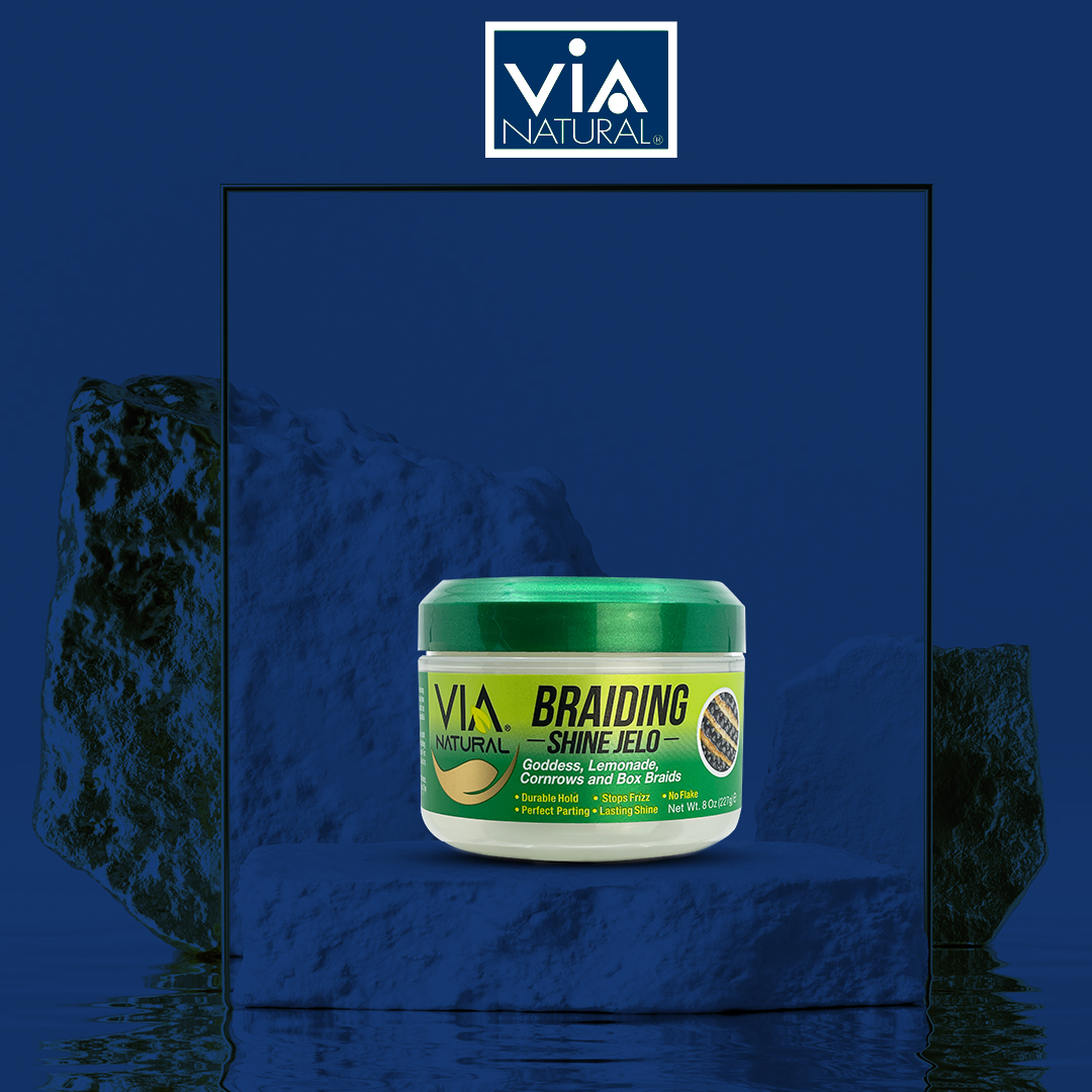 MyUniversalVIP's tweet photo. One of our newest innovations is @ViaNatural Braiding Shine Jello is designed to coat, sleek and fuse textured hair together for the perfect Cornrows, Box Braids and more.

Pick yours up @ViaNatural!
.
.
#braider #neatbraids #tribalbraids #braided #knotlessboxbraids #braiding https://t.co/ihqcSHuoVl