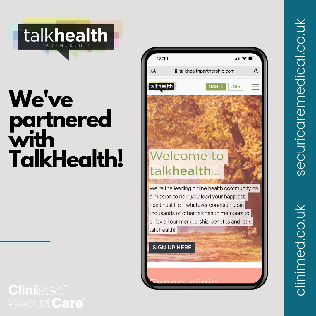 SecuriCareHDS's tweet photo. Weโve partnered with @talkhealth to bring you 2 very exciting articles from Sarah Smith (@positively_stella) and our wonderful team at CliniMed and SecuriCare.
Click here: https://t.co/M2crXz6QlC
#Stoma #Urostomy #Urology #Ileostomy #Colostomy #TalkHealth #Article #Partnership https://t.co/sKAKM0yVAD
