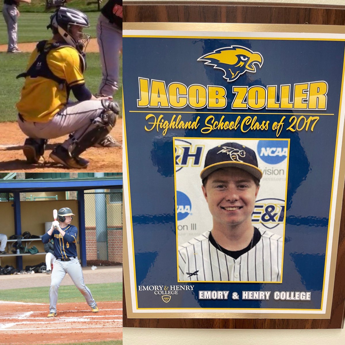 Highland_BSBL's tweet photo. Proud to Announce Hawks Alumnus (2017) @Jacob_Zoller5 as our New Head JV Baseball Coach! Jake starred for the Hawks from 2015-2017 (1st Team @VISAABaseball All State in 2017) and went on to a Successful 4 Year Collegiate Career at @EHCBaseball ! https://t.co/QZiktzx1de