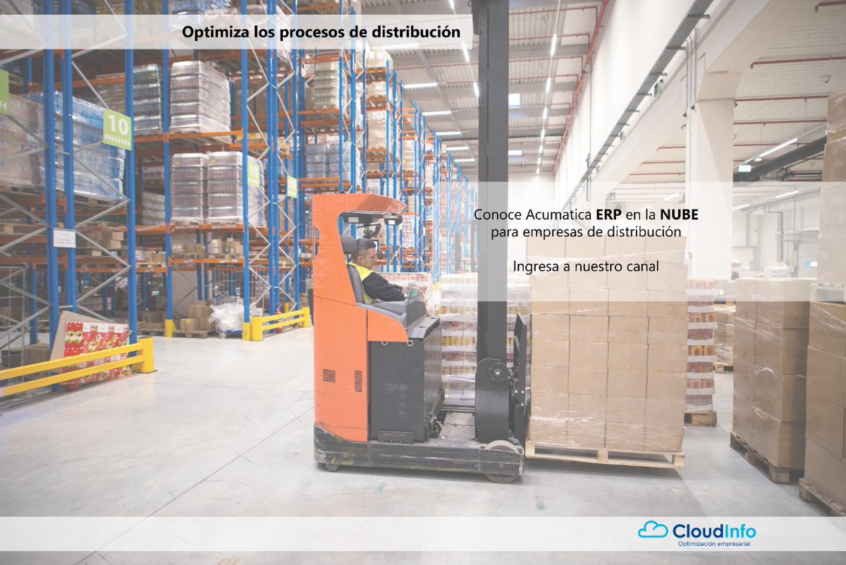 Conoce Acumatica ERP en la NUBE para empresas de distribución
Ingresa a nuestro canal: youtube.com/watch?v=N9RfPq…
#CloudInfo #ERP #Acumatica #empresario #ExitoEmpresarial #Consultoria #finanzas #cloudinfoerp #homeoffice