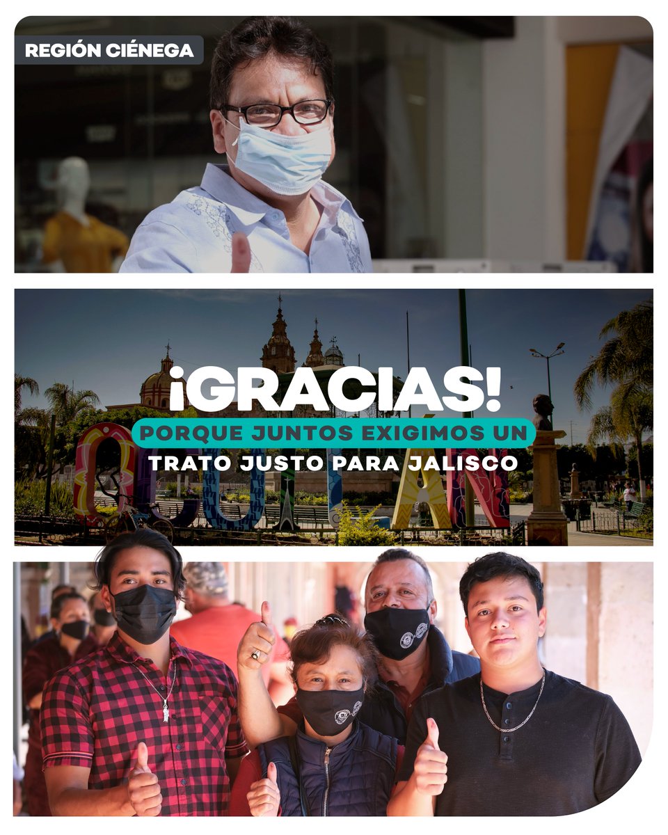 Gracias a las y los jaliscienses de la región Ciénega que se sumaron y participaron en el histórico proceso de la consulta sobre el #PactoFiscal. 

Con nuestra opinión, demostramos que en Jalisco nos interesa mucho que le vaya bien al estado.