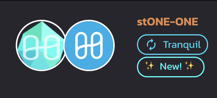FoxEscrow's tweet photo. 🚨 Brand New Vault!🚨

@tranquil_fi's $stONE / $ONE 

Auto-compounded every 7 minutes!

#Harmony #harmonyprotocol https://t.co/FiU9BgPFqT