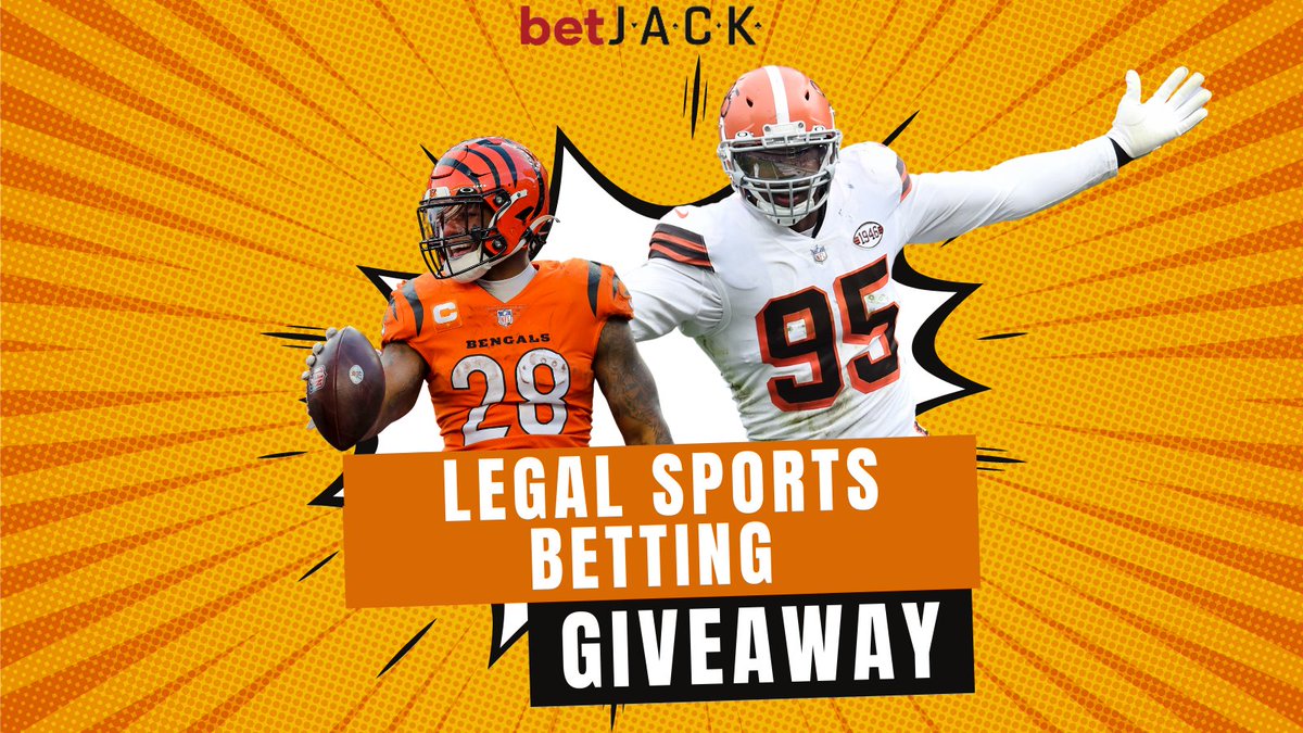 betJACK's tweet photo. Legal Sports Betting Giveaway! 🤑 

We want to hook up our new followers who are ready to bet in Ohio 🔥 

RT &amp; follow us for your chance to win your favorite Ohio NFL jersey! https://t.co/12HvZHdxll