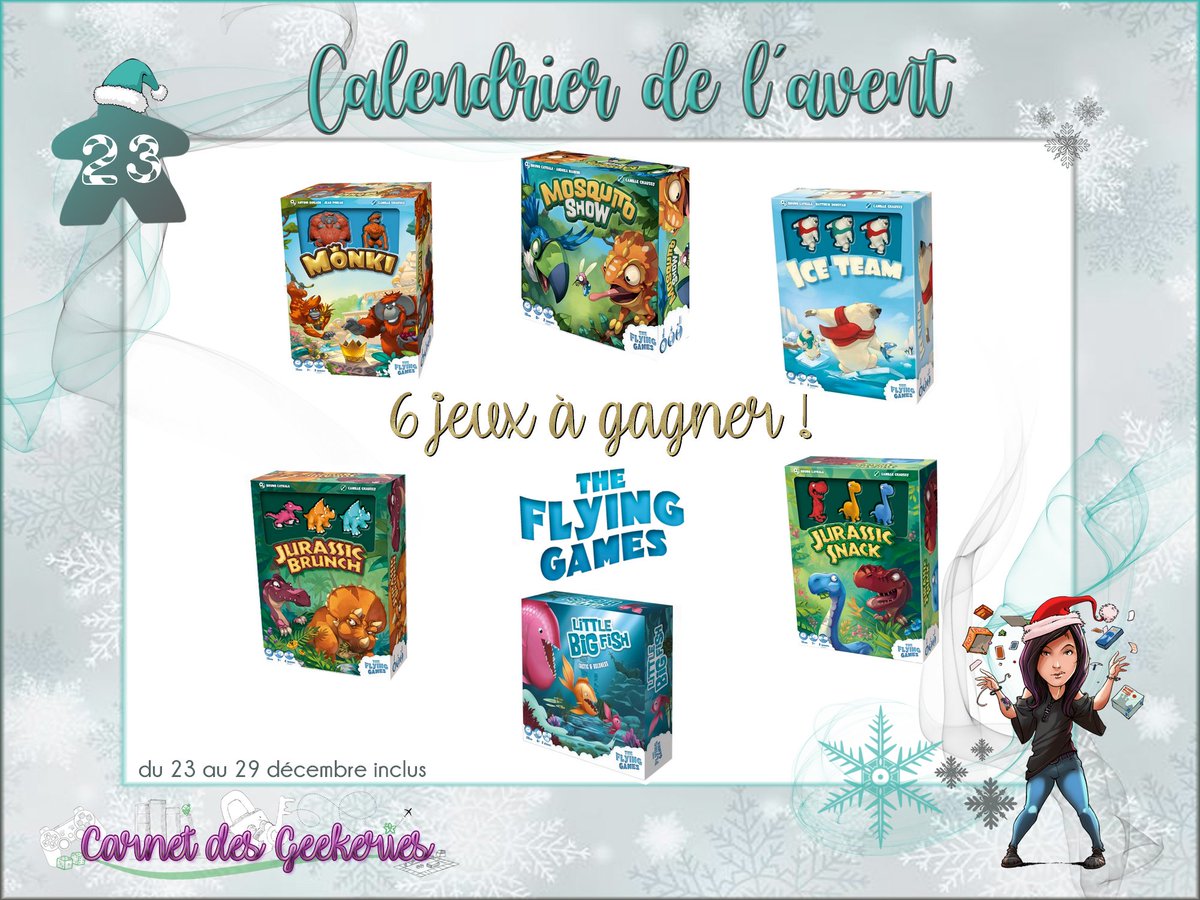 _Hina___'s tweet photo. 🎅 #CONCOURS 🎄 𝐂𝐚𝐥𝐞𝐧𝐝𝐫𝐢𝐞𝐫 𝐝𝐞 𝐥'𝐀𝐯𝐞𝐧𝐭 🎁 n°23

🌟 SUPER LOT N°3 🌟 

Affrontez vous en duel avec l'intégralité de la gamme 2 joueurs 💜

🎁 A gagner : 6 JEUX THE FLYING GAMES 🥳
🎄 RT + Follow @_Hina___ &amp; @TheFlyingGames

🌟Fin le 29/12
🇫🇷🇨🇭🇧🇪🇱🇺

#j2s #bgg https://t.co/Wo6eBr59tv