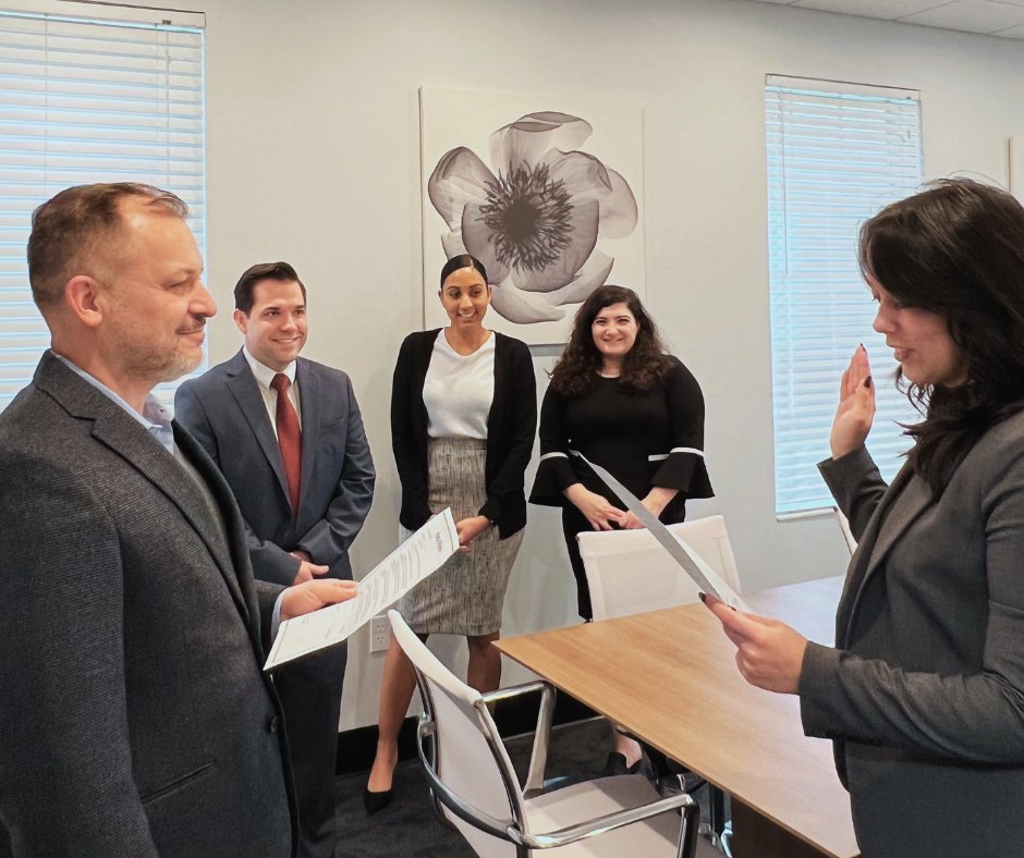 forwardlawfirm's tweet photo. Many of our clients have had the opportunity to work Liandra in her position as Law Clerk. We are excited to announce that she has officially been sworn in and is now an Associate Attorney with us! 

🎉We are so proud of you! Congratulations Esquire!! 🎉 https://t.co/zUbpwyqtqF