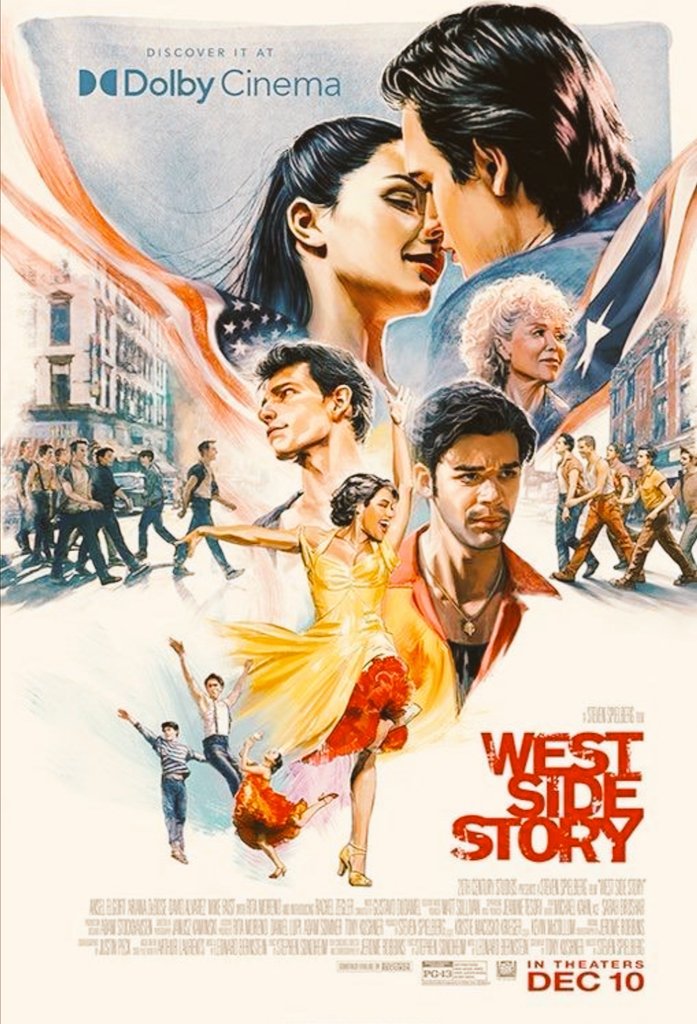 iniGoK007's tweet photo. Lo que Spielberg consigue hacer en #WestSideStory no está al alcance de nadie.
Su versión del clásico rebosa magia, energía y felicidad.
En la sala a la q he ido hemos reido, llorado y aplaudido. Un  monumento a la diversión realizado con mucho amor y respeto. Cine en mayúsculas. https://t.co/vkTGxGwMZv