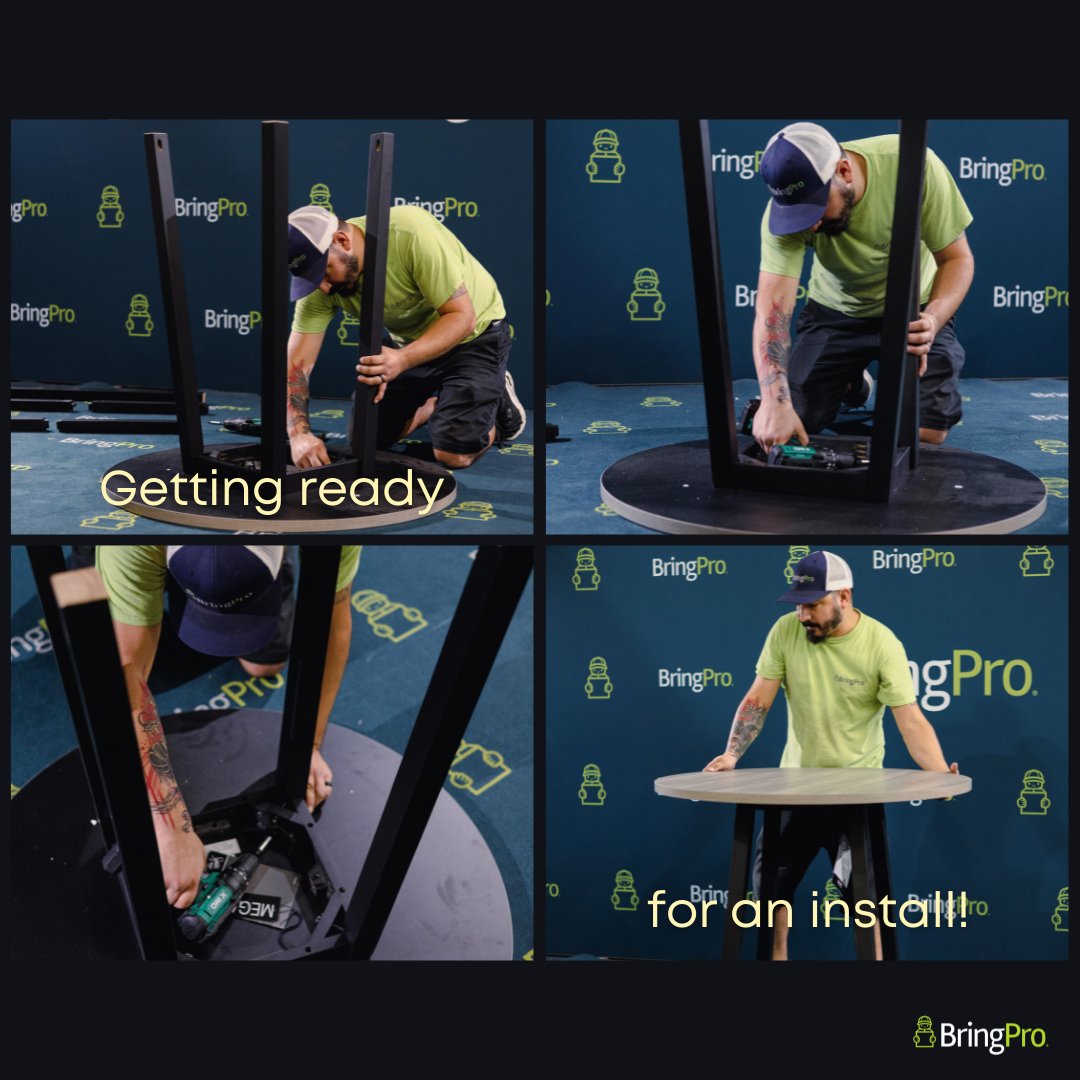 bringpro's tweet photo. Install days are some of the best days! Getting ready for an install and reveal right before the holidays! https://t.co/YO1F1MnIxC