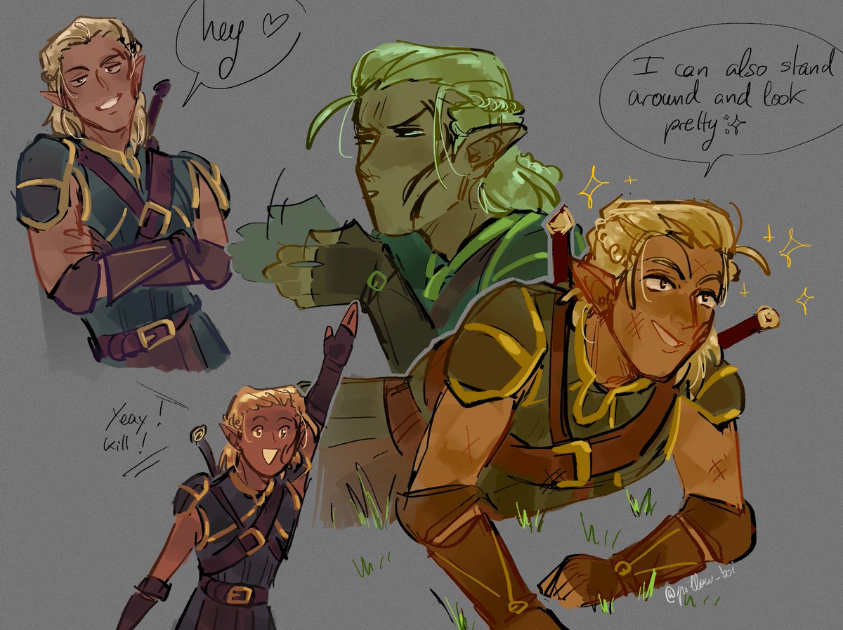 Pillow_boi's tweet photo. zevran negotiating his life is probably one of the best parts of this game #dragonage https://t.co/txg1clxFL9