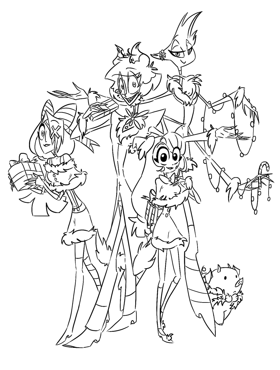 Savvy_Bot's tweet photo. Posting this a day earlier, as per usual. So yeah~ ;3

MERRY CHRISTMAS TO EVERYONE ! ESPECIALLY TO MY DEAR FRIENDS &amp; FOLLOWERS ! QvQ~ ❤️

#HazbinHotel #HelluvaBoss https://t.co/uC1uah7PND