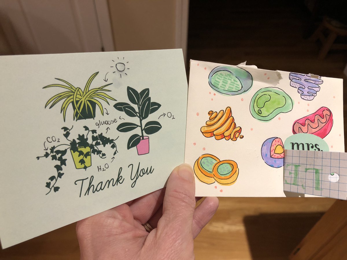 Amazing holiday card artwork!! 💕🧬🤓