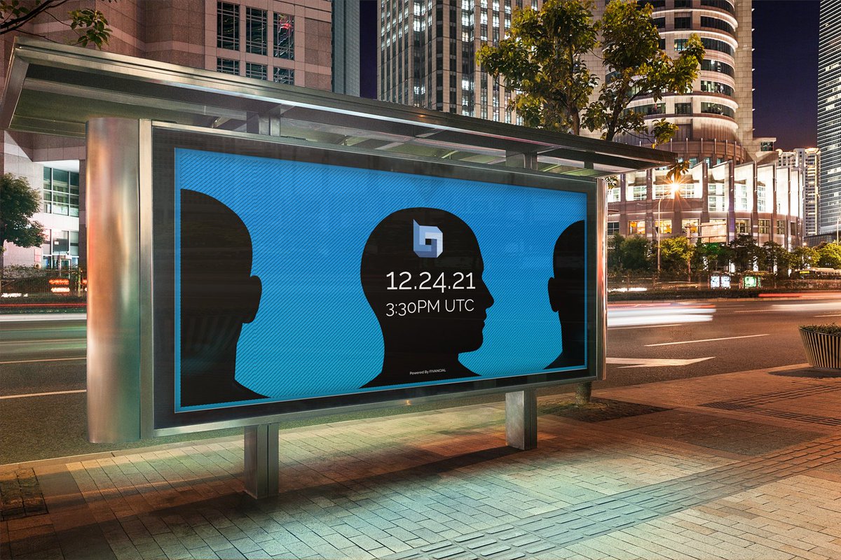 BANKSOCIALio's tweet photo. Join us December 24th, 2021 @ 3:30PM UTC (10:30AM EST) for our last live update of #2021 featuring #one lucky member from our #BankSocialite community.  

We will be making an announcement that you wont want to miss. 

We promise to ring in XMAS and New Year with a #BANG. https://t.co/s9I1fjENm2