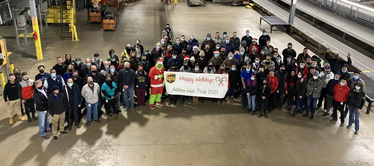 Fred Macias (@fred_macias_ups) on Twitter photo Addison Hub Stops the Grinch from stealing Christmas! Keeping all packages moving! <a href="/joeboyleups/">Joe Boyle</a> <a href="/LouRivieccio/">Lou Rivieccio</a> @JCartwrightUPS <a href="/KenSeader/">Ken Seader</a> Addison Hub Stops the Grinch from stealing Christmas! Keeping all packages moving! <a href="/joeboyleups/">Joe Boyle</a> <a href="/LouRivieccio/">Lou Rivieccio</a> @JCartwrightUPS <a href="/KenSeader/">Ken Seader</a>