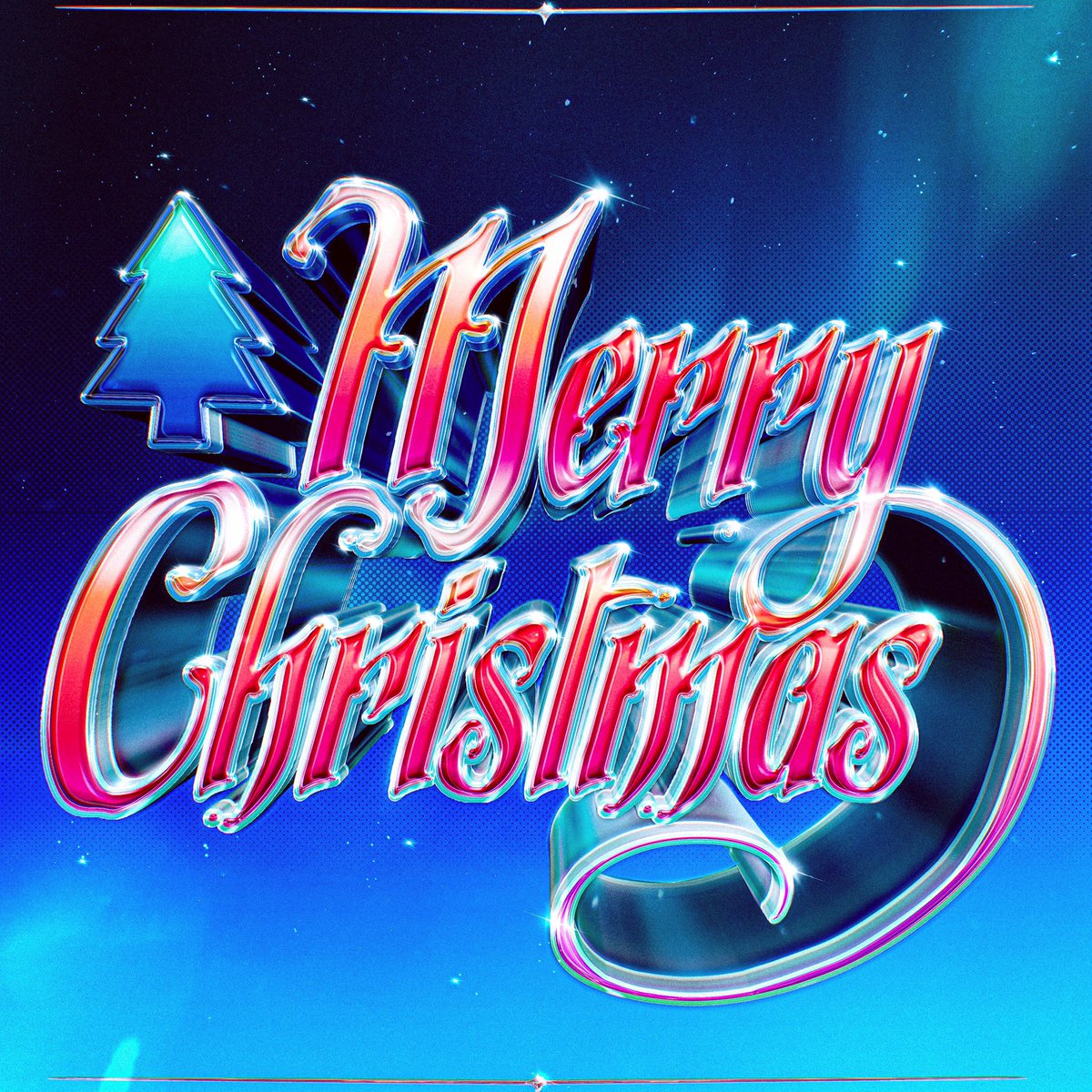 I’m dreaming of a chrome Christmas
#chrometype #typography