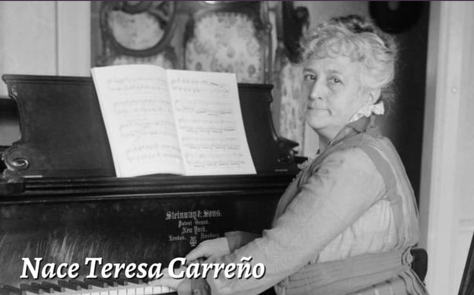 33Cmdte's tweet photo. 🗓️ #22Dic || año 1853, nace Teresa Carreño, primera artista venezolana de fama mundial. Una de las compositoras y pianistas más prodigiosas de América Latina; excelsa representante de las expresiones artísticas y culturales de nuestra Patria.
#TiempoDeReconciliación #FANB https://t.co/GhO7tCna9z