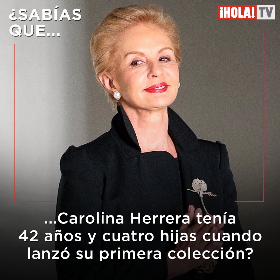 ¡Feliz cumpleaños a la siempre inspiradora Carolina Herrera, la diseñadora venezolana que demostró que no hay edad para animarse a perseguir un sueño!