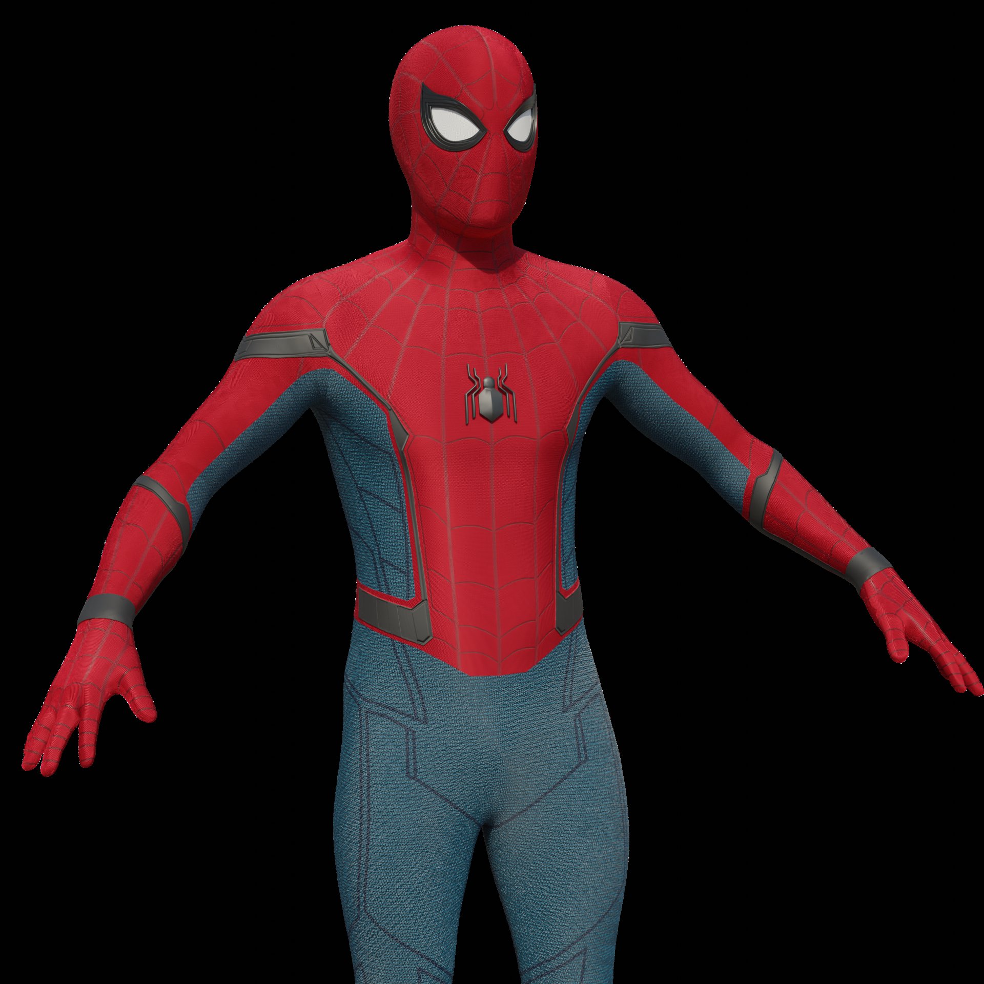 Playstation - Marvel Spider Man Homecoming Suit - Free Transparent PNG  Download - PNGkey