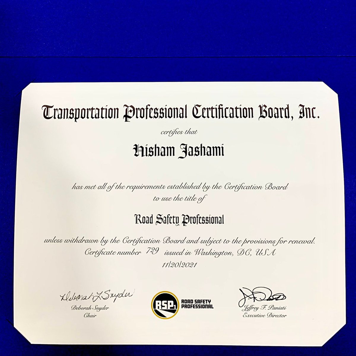 Hisham Jashami, PhD, RSP1 (@hisham_jashami) on Twitter photo RSP1 is officially in the books <a href="/ITEhq/">ITE - Community of Transportation Professionals</a>
#Transportation #roadsafety #savelives RSP1 is officially in the books <a href="/ITEhq/">ITE - Community of Transportation Professionals</a>
#Transportation #roadsafety #savelives