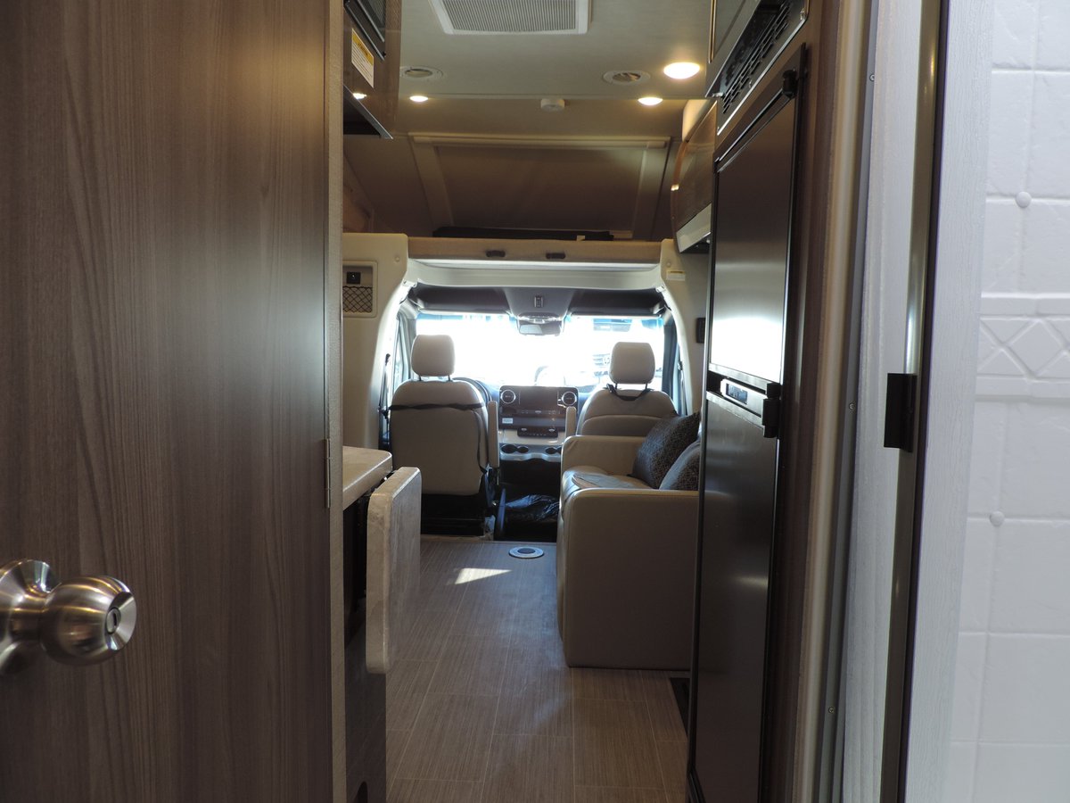 The New 2022 <a href="/ThorMotorCoach/">Thor Motor Coach</a> Tiburon Sprinter 24RW is available at Van City RV - Las Vegas! This RV sleeps up to four, includes double slides, a built-in skylight, and a rear bedroom. 

View Thor Motor Tiburon: vancityrv.com/product/new-20…