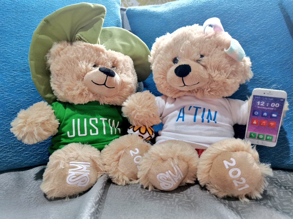Manai_14's tweet photo. Hello Jah and A'Tin. Kamusta? Wait lang namin mga kasama niyo. Uwoooo. Ang cuteeeee.

#SMBearsofJoy #SB19 @SB19Official
#Bazinga_SB19 listen to the song. https://t.co/jUfksmMsEa