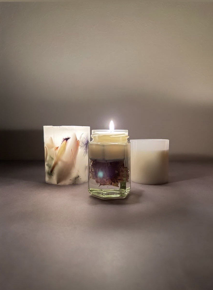 定期入れの Lulu S ルルズ Botanical Aroma Candle ボタニカル アロマ キャンドル プリザーブドフラワー ドライフラワー ジ Roadmapforth Org