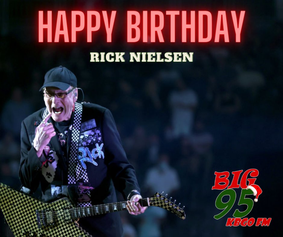 Happy 73rd Birthday to Rick Nielsen!!!     