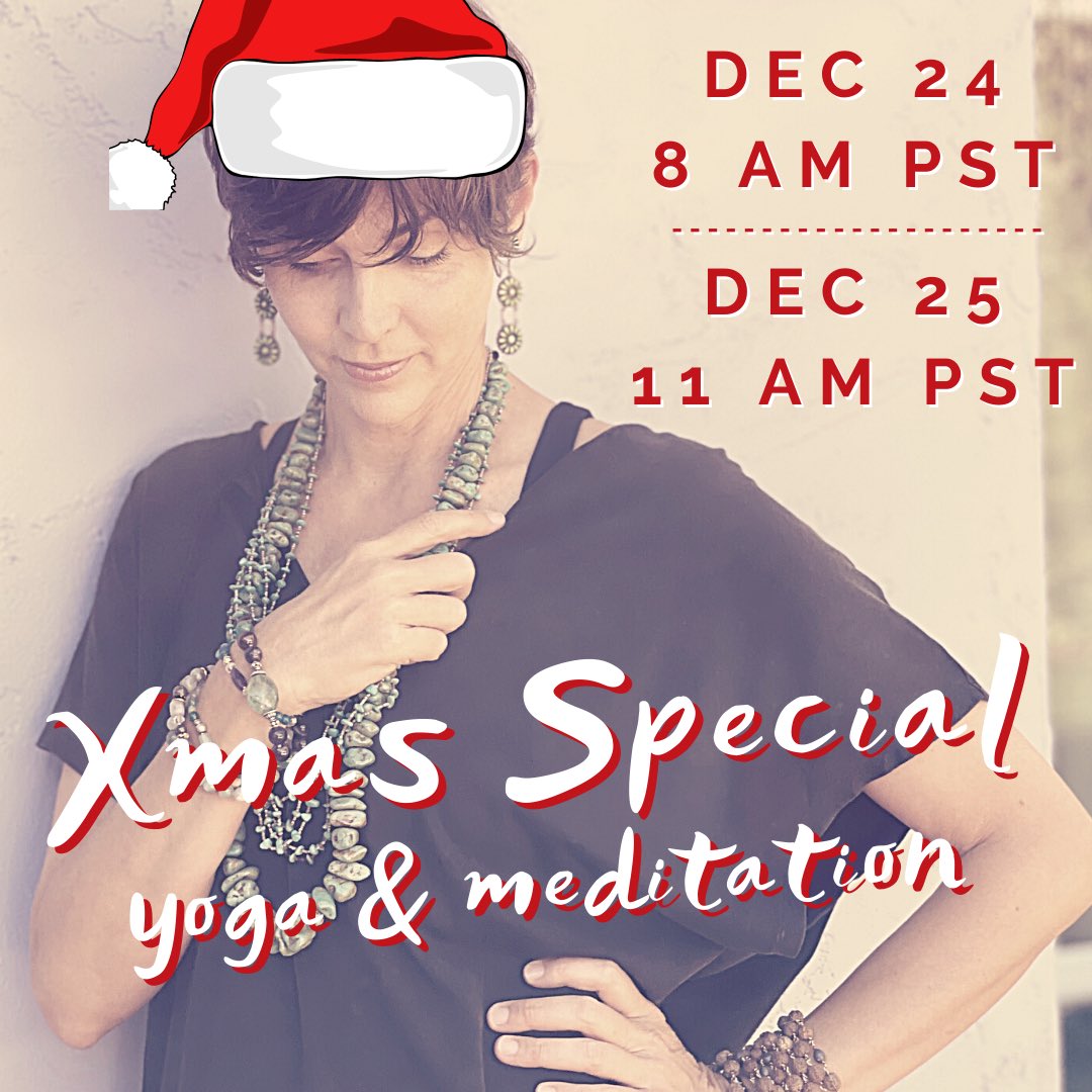 Warm and loving online yoga classes made available during Christmas.🌲

December 24 at 8 am PST
December 25 at 11 am PST

To reserve your spot, please go to👇
bit.ly/3lOGLKq

Price is $48 but no one turned away from lack of funds. Please contact us if you’re struggling.