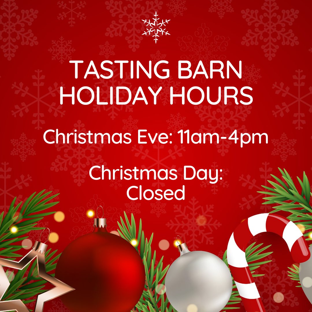 🎄There’s still time to come in and stock up on your favorite wine! We will be open on Christmas Eve from 11am-4pm and Closed on Christmas Day🍷🎅🏼
 #ellijayga #winery #georgiagrown #opengeorgiawine #ellijaywinecountry #winetasting #northgamountains #northgawine #cartecaywine