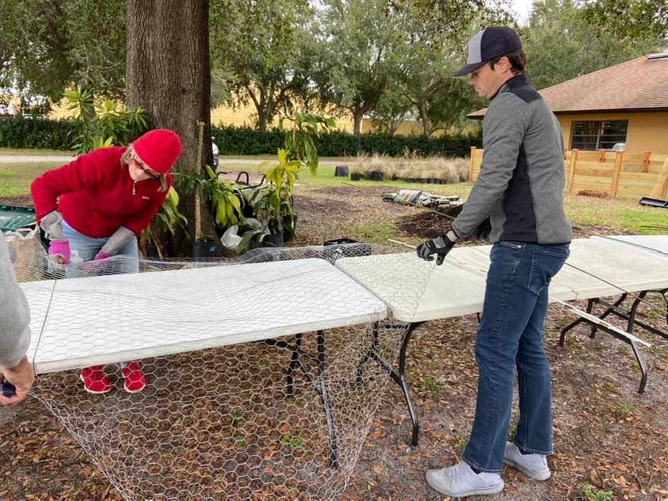 Grow_Orlando's tweet photo. Thank you to everyone who is helping us keep our produce intact against little critters at the @StLukesOrlando #microfarm. 
Grow Orlando/Grow It Forward: 1
Squirrels: 0 https://t.co/VWsjydJtIV