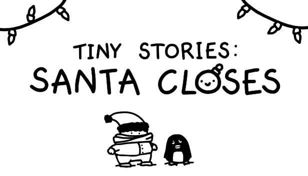 Free stocking stuffer available early in Tiny Stories: Santa Closes - Black-and-white 'pint-sized' point-and-click holiday-themed adventure available now to download on Steam for Windows PC. dlvr.it/SFskmq
