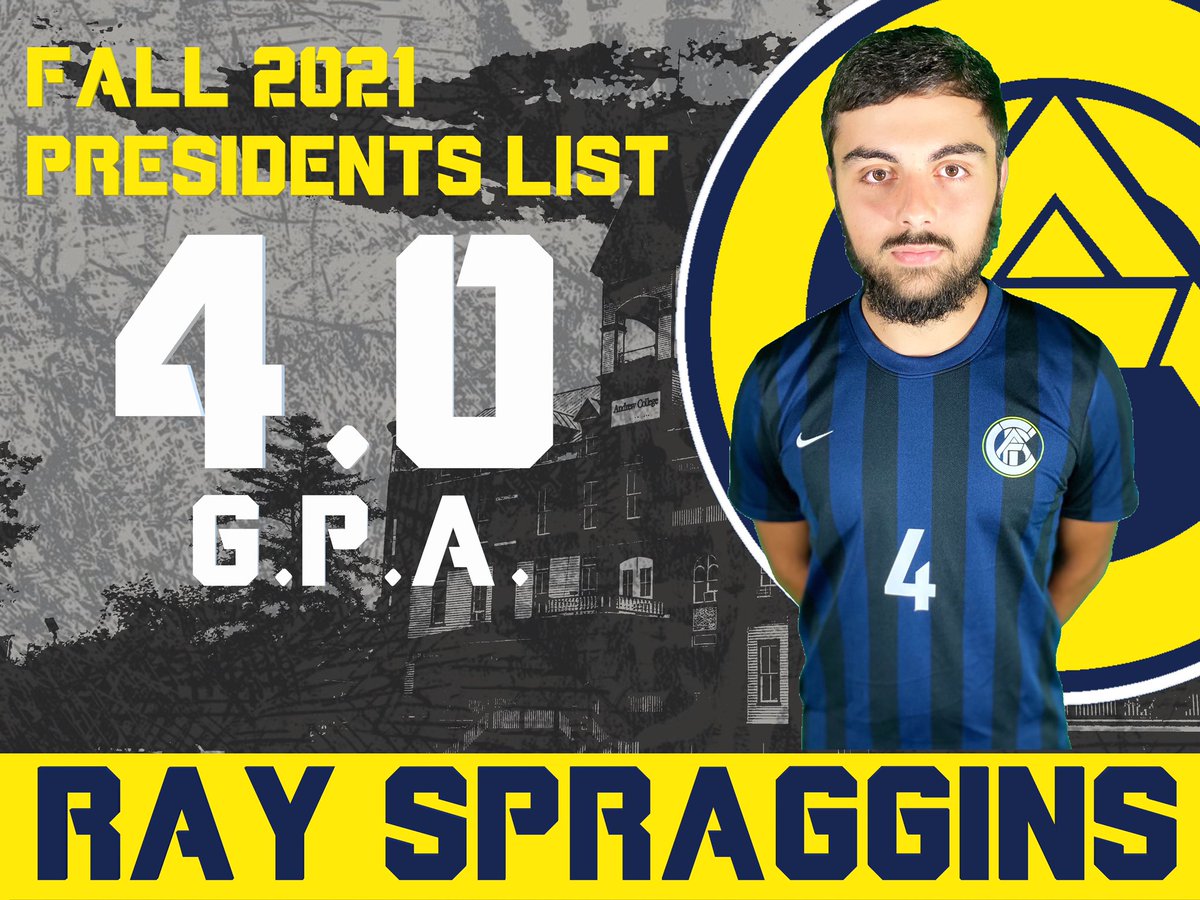 AndrewMSoccer's tweet photo. Congrats to Ray Spraggins, Tyson Joyner and Tyler Suggs for earning a spot on the President’s List! https://t.co/xMAsRt2UoW