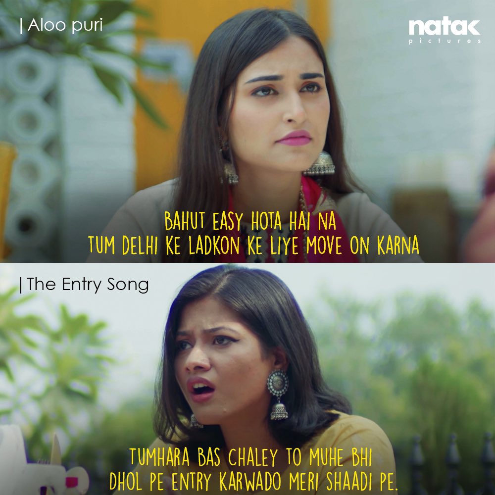 natakpictures's tweet photo. #aloopuri and #entrysong watch our two new stories streaming now on natakpictures youtube channel. #YouTubeShorts #youtubechannel
#comedy #Trending #shortfilm https://t.co/9CsSByO8cW