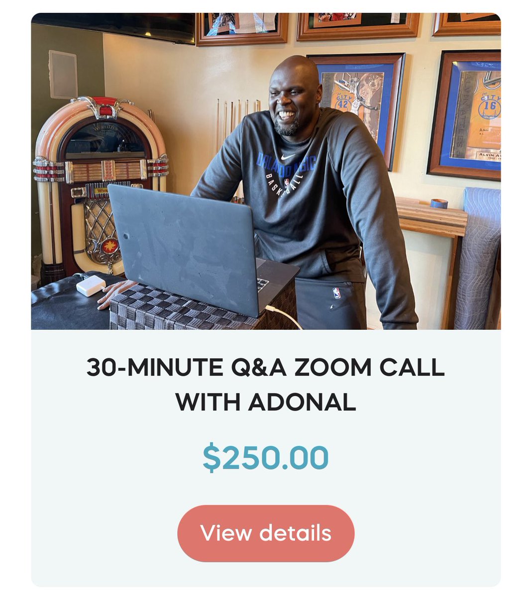 kerosenelamp's tweet photo. Interested in meeting Adonal (virtually), while helping underserved kids in the Bay Area &amp; Caribbean? As part of our #31DaysOfGenerosity fundraiser, you can purchase a 30-minute Zoom call w/ Adonal. (Call will be scheduled based on Adonal’s availability): https://t.co/dq9PxRXAqK https://t.co/5ZO5y6rLNB