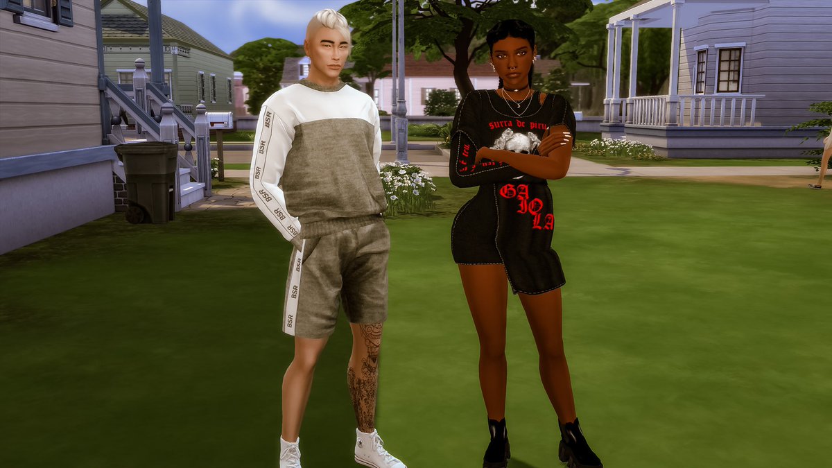 SimmerVibes's tweet image. Babes meet Niko and Mercedes