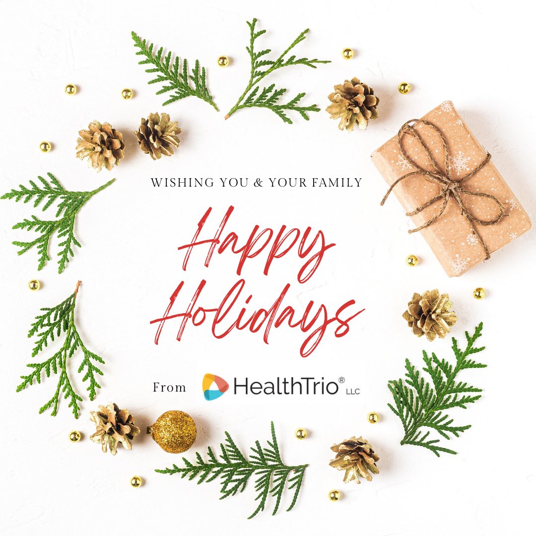 From our HealthTrio family to yours, sending warm wishes for a healthy and happy holiday!

#HappyHolidays #HealthTrio