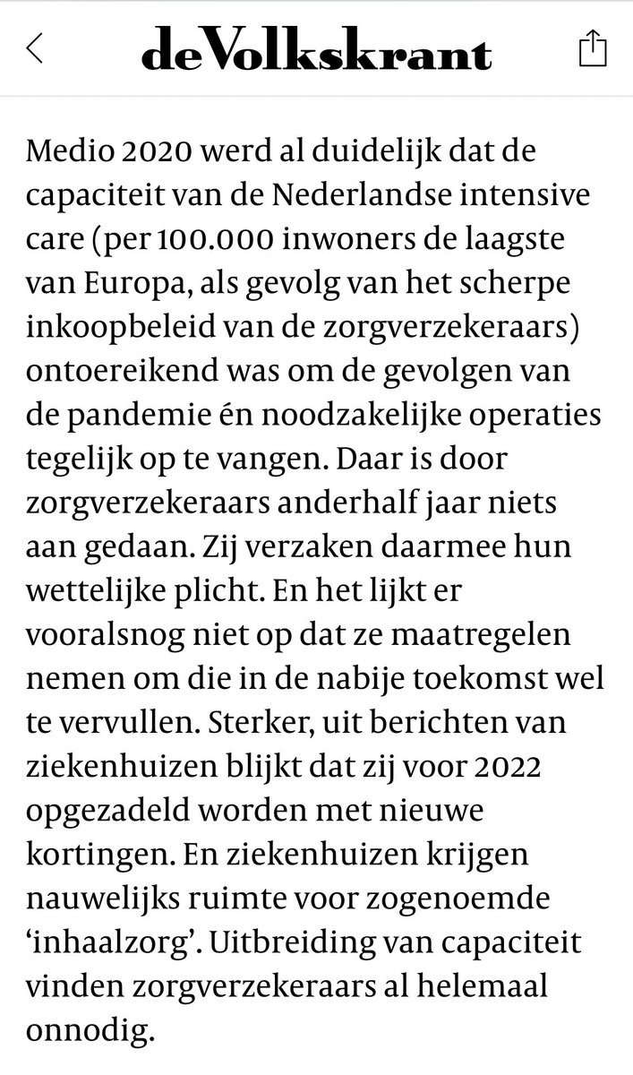 mariannezw's tweet photo. De zorgverzekeraars duiken weg maar niemand roept ze ook ter verantwoording. https://t.co/yiA4Yvmlbo #zorginfarct https://t.co/CCzPve4Btp