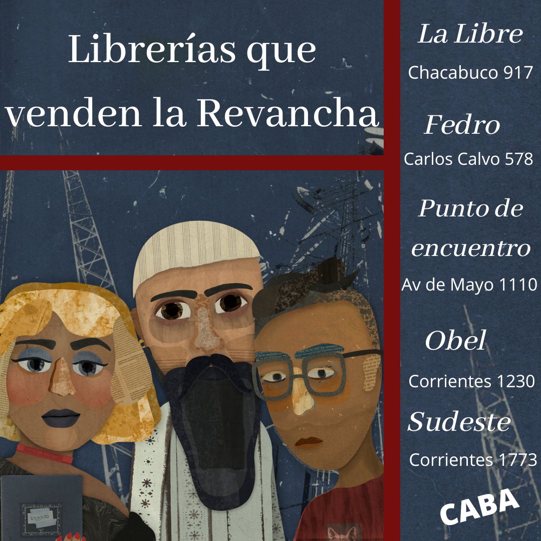 RevanchaDe's tweet photo. Un trío de internados en un neuropsiquiátrico contando sus vidas, un podcast, una fuga, un estallido social, un día que lo cambia todo…el 28D. 
Pd: Si estás en tu casa secuestrado por la calor podés comprarla novela en https://t.co/Ms9Mdk5b3S
#literatura #podcast #novela #libro https://t.co/WuqgnPRnah