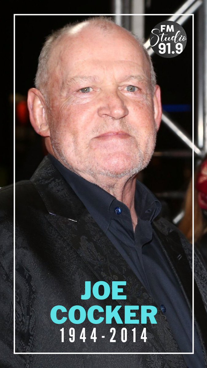 radiostudio341's tweet photo. 2014: Fallece Joe Cocker a los 70 años.
Músico, compositor, cantante mundialmente conocido por la versión de With a Little Help From My Friends de The Beatles!!

Escuchalo 👇
📲https://t.co/qWqfMojxvj

#StudioFM
#JoeCocker
#ModoUpStudio 
#OnStudio
#WeekendStudio 
#QuienTeDice https://t.co/BdDPUCc8OW