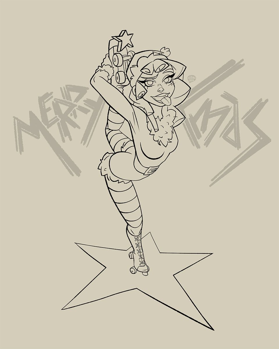 Hey guys! 🤗 I hope you spend this holidays in the way you are more comfortable. And remember to keep some time for yourself, so many compromises can be exhausting! 💜

#christmascard #merrychristmas #happyholidays #rollerchristmas