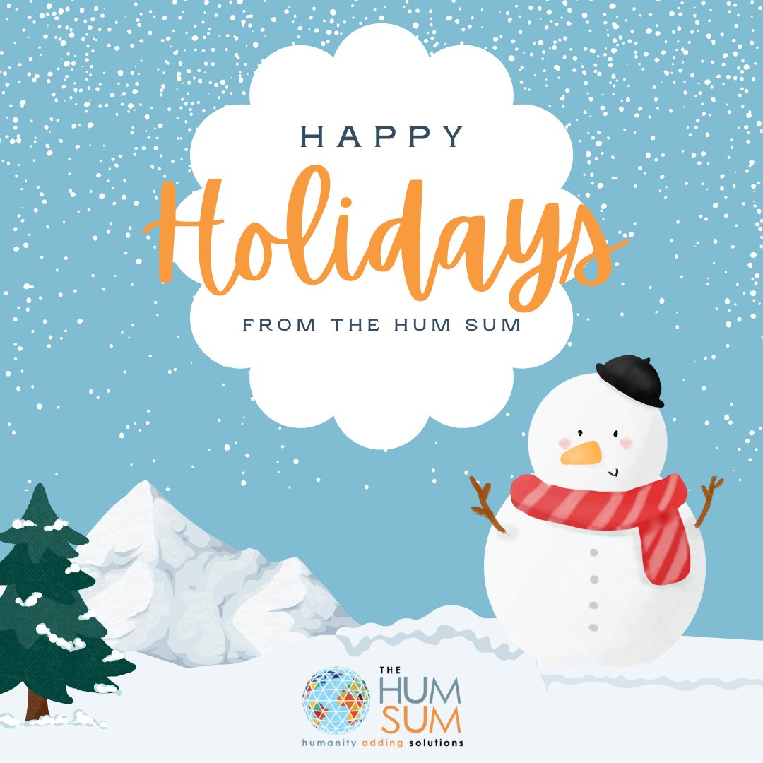 TheHumSum's tweet photo. Best wishes for a wonderful holiday and a Happy New Year, from all of us at The Hum Sum! ☃️ https://t.co/Cym5jiXvvq