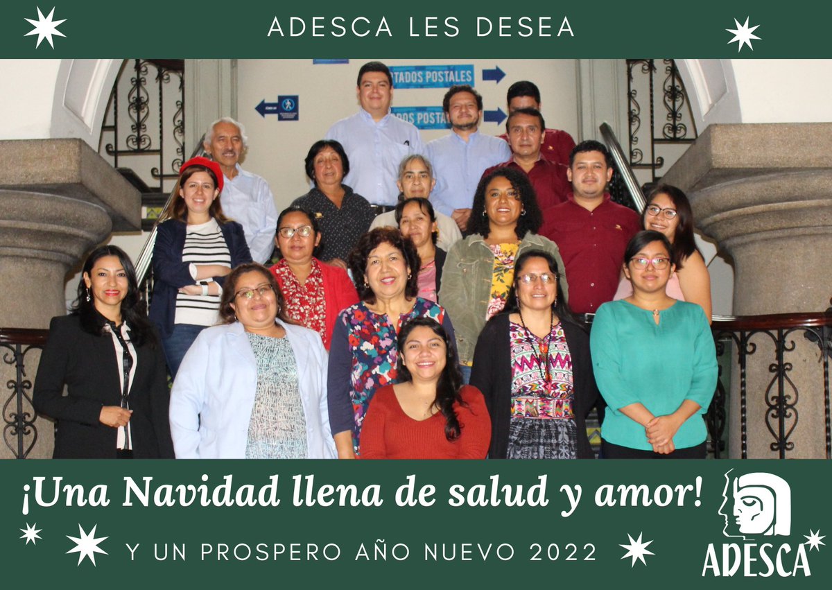 adescagt's tweet photo. ¡Feliz Navidad y un prospero año nuevo 2022!
#ADESCA #AlServiciodelaCultura https://t.co/G7qrDEL4uy