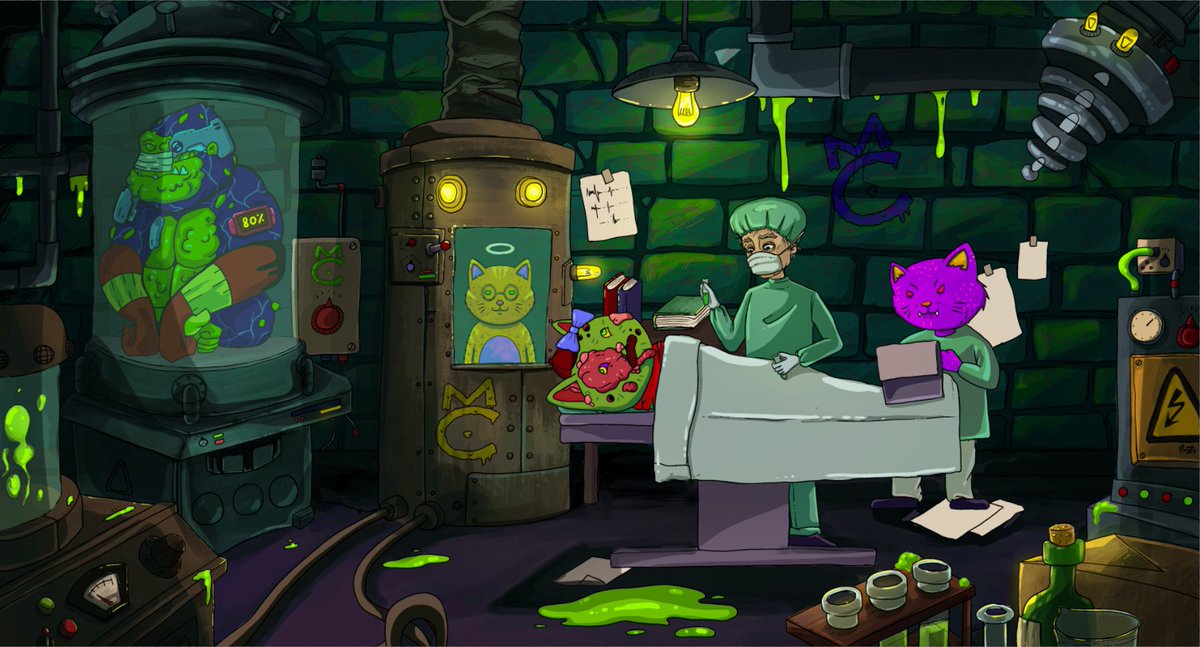 NOV.10.2021
TO: Vitalik.Eth
FROM: [REDACTED]

"V, these #mutantcats are spreading too fast; imminent cure is needed before it causes even more genus mutationem... our experiments harvesting SERUM from #MutantGorillas have had varied results. Need more test subjects."

[REDACTED]