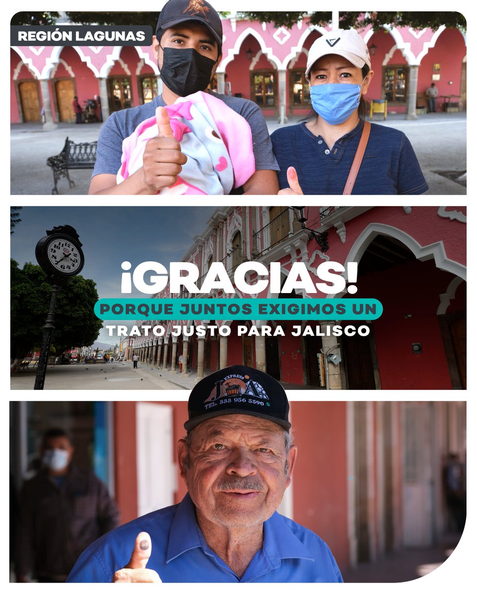 Con la participación de las y los jaliscienses, hicimos historia a través de la consulta sobre el #PactoFiscal. El empuje que tuvimos en la región Lagunas nos ayudó a que esta consulta fuera la segunda más exitosa a nivel local en la historia de México. Muchas gracias por unirse